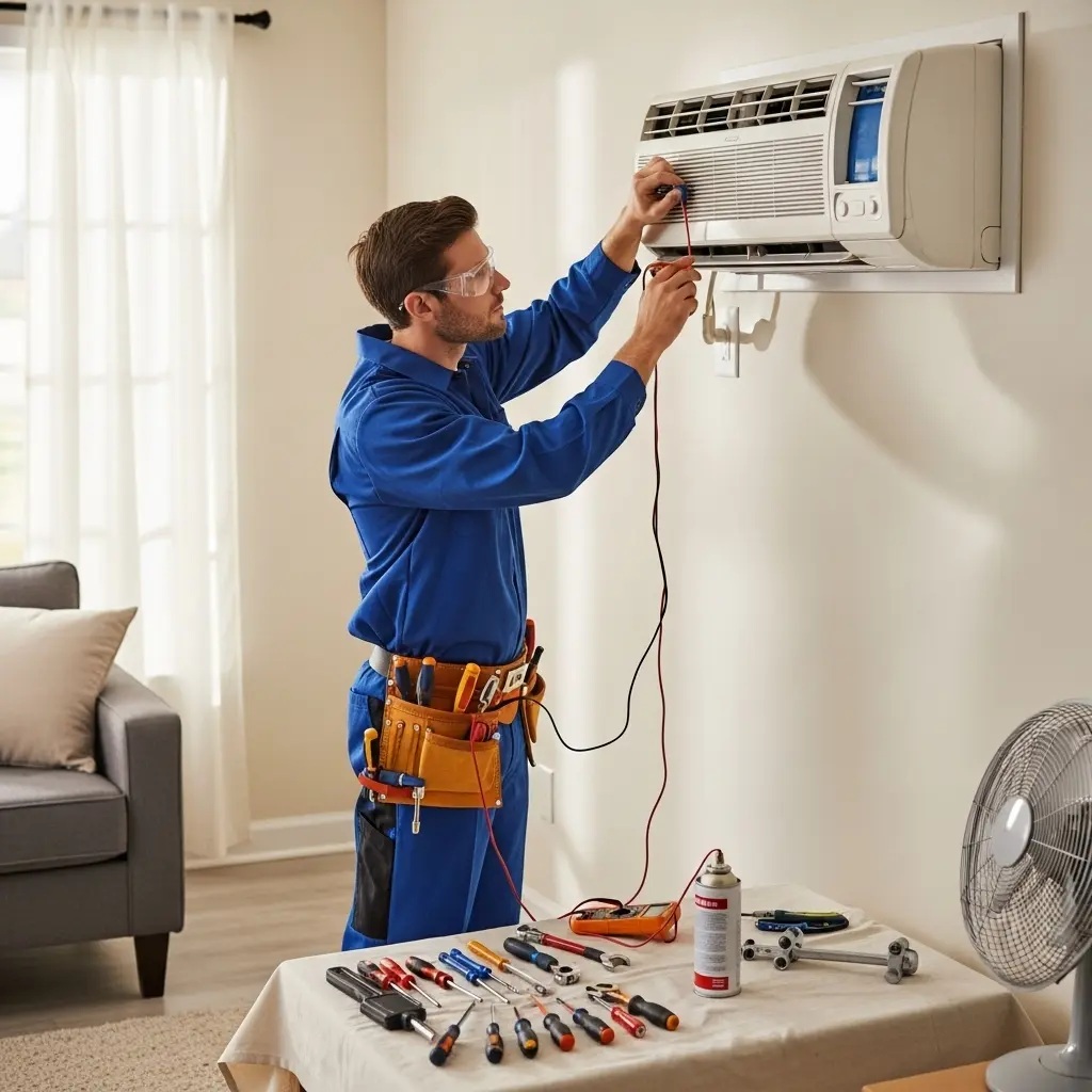 Ahmetli Baxi Baxi klima gaz dolumu ve bakım – Enerji verimliliği artırıldı. - Teknik servis örneği